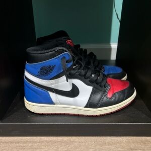 Jordan 1 high Top 3 size 8 preowend. 100%authentic